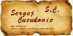 Sergej Čučuković vizit kartica